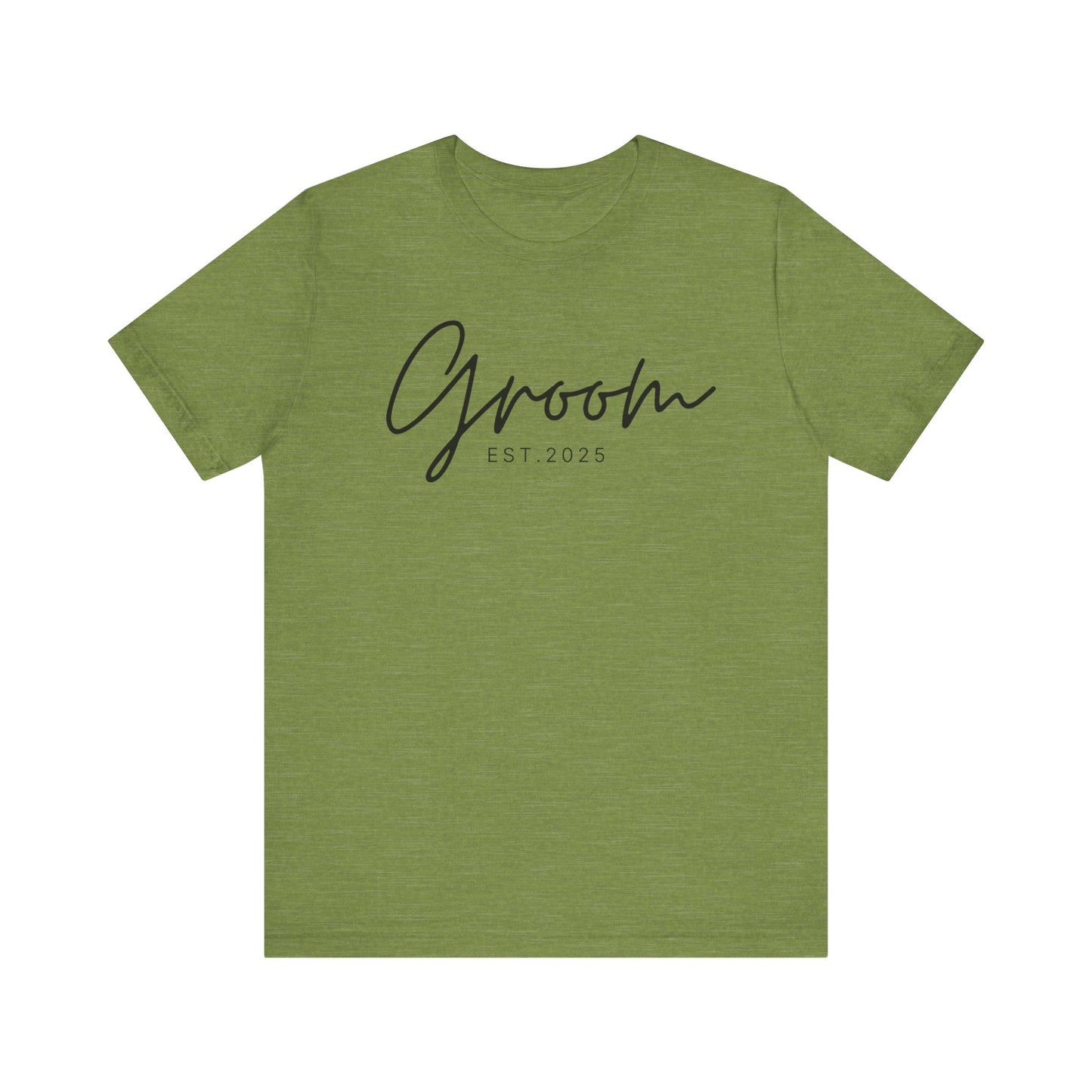 Groom Cursive Black Text T-shirt