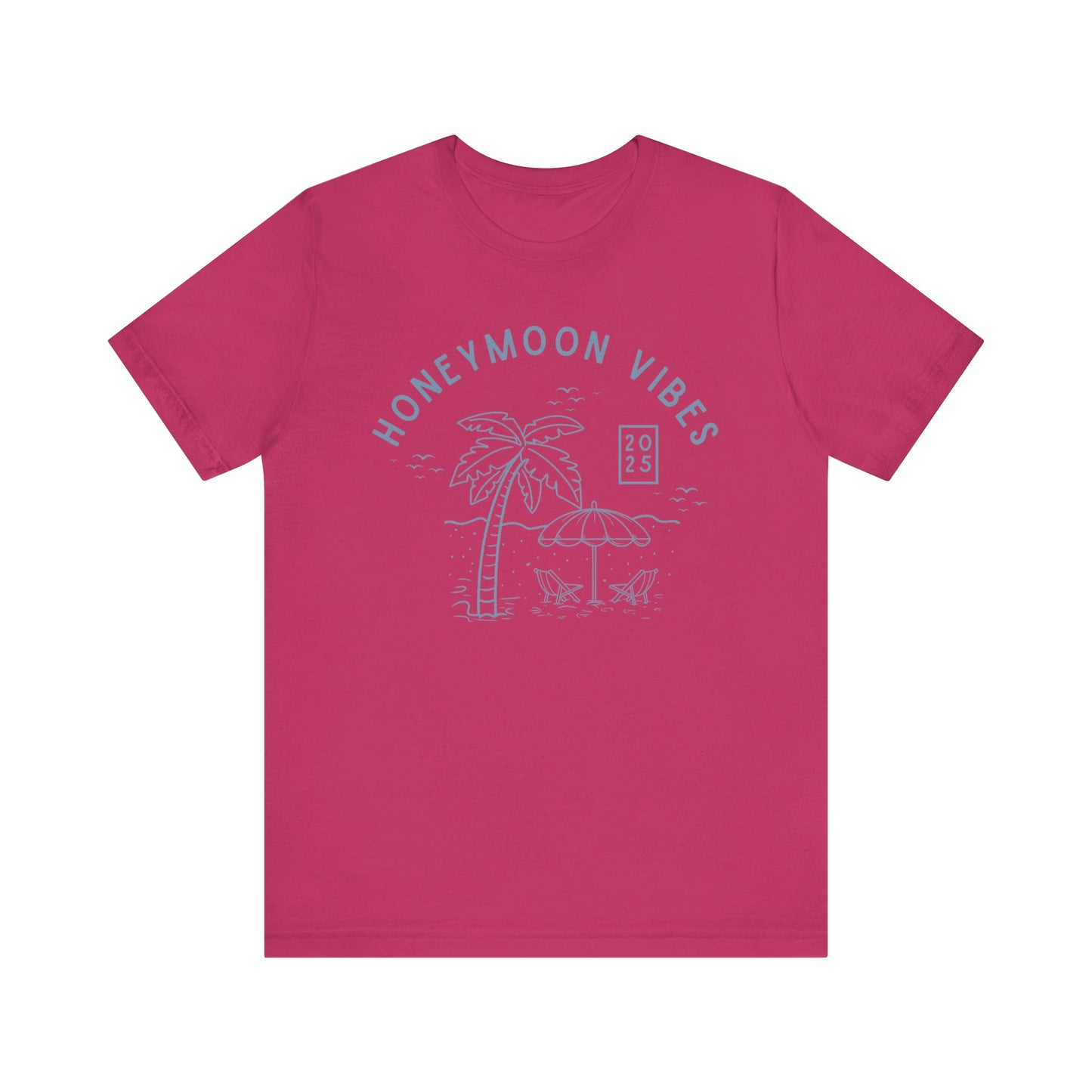 Honeymoon Vibes Beach Scene T-shirt