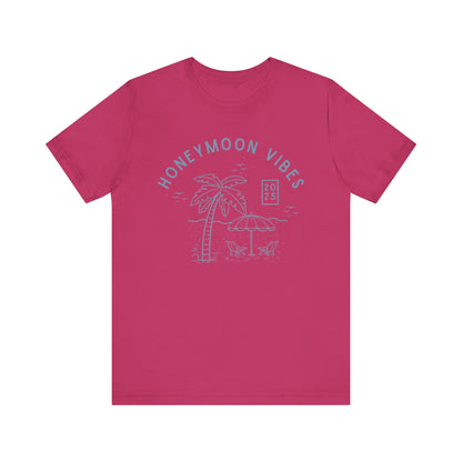 Honeymoon Vibes Beach Scene T-shirt