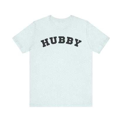 Hubby Black Block Letters T-shirt