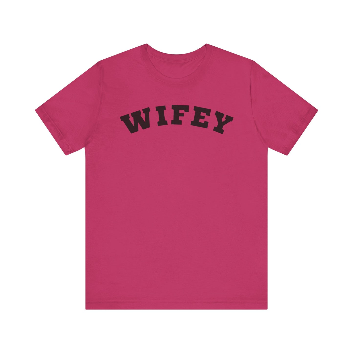 Wifey Black Block Letters T-shirt