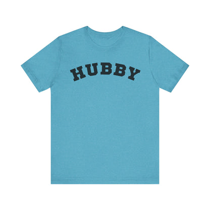 Hubby Black Block Letters T-shirt