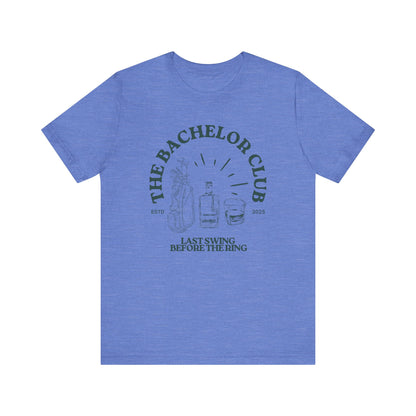 The Bachelor Club Golf Bag and Drinks T-shirt