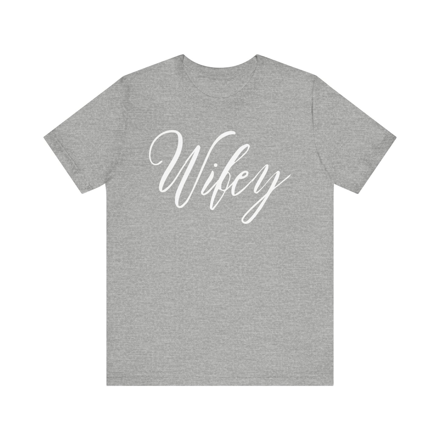 Wifey Cursive Letters T-shirt
