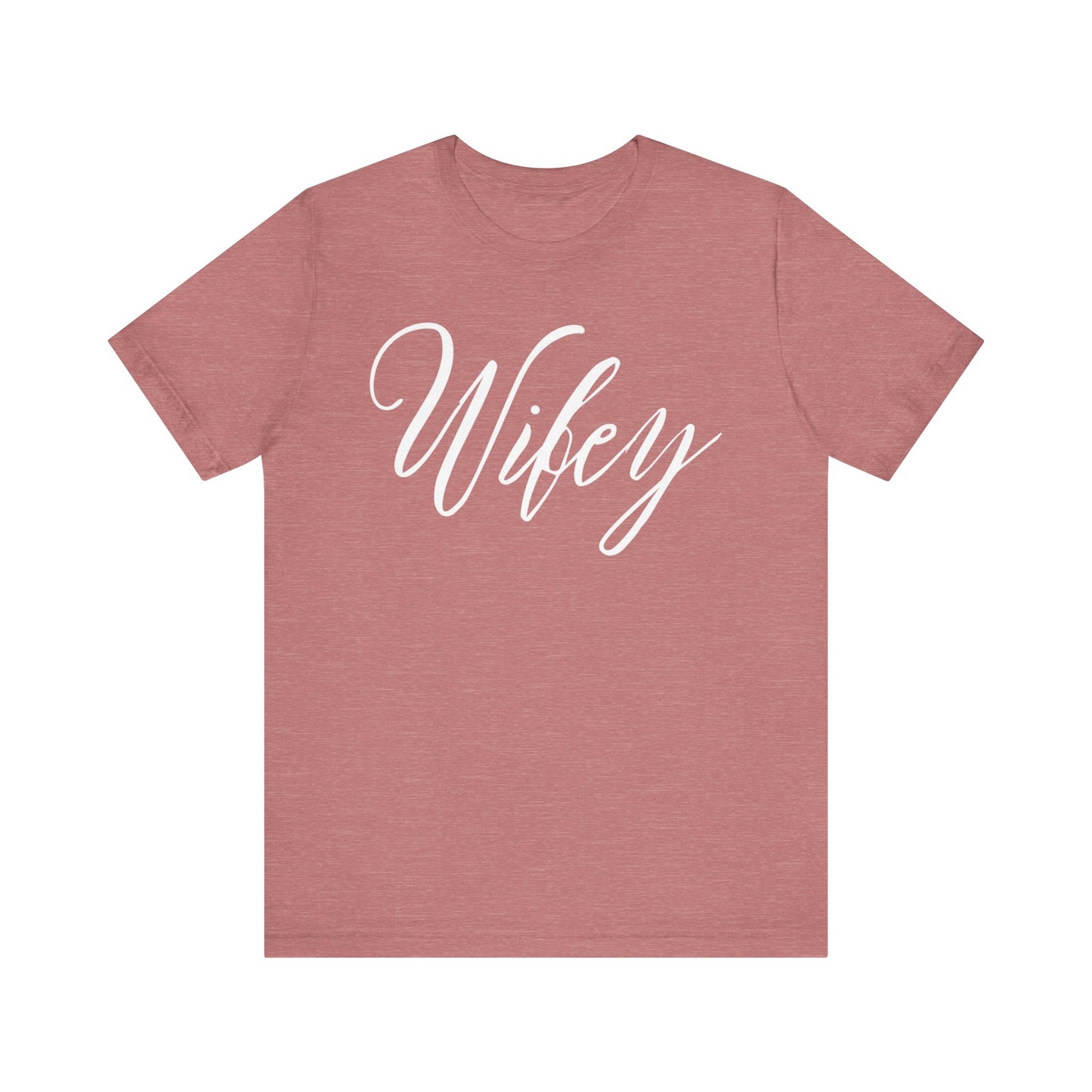 Wifey Cursive Letters T-shirt