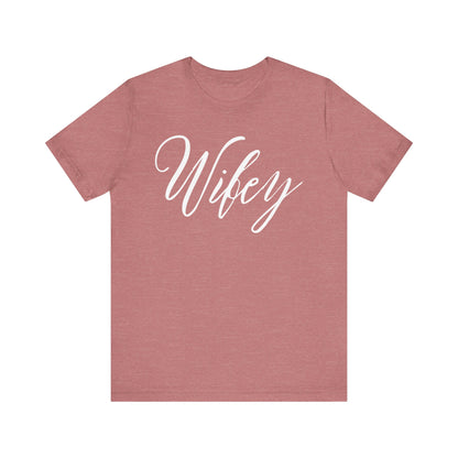 Wifey Cursive Letters T-shirt