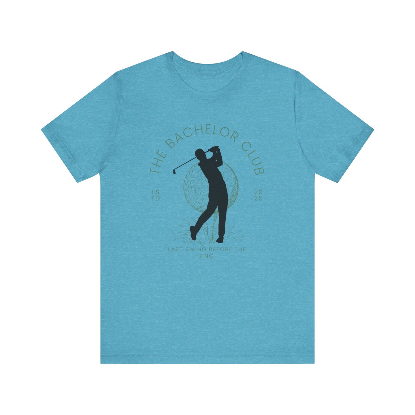 The Bachelor Club Last Swing Before The Ring Golfer Silhouette T-shirt