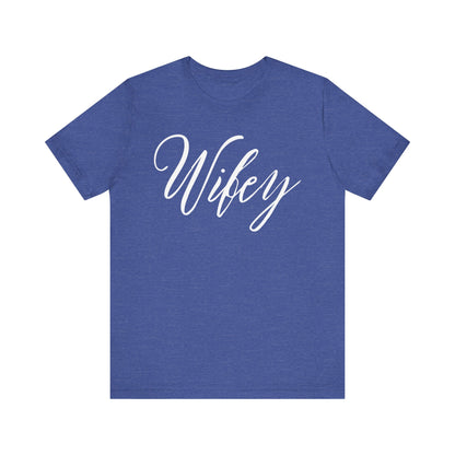 Wifey Cursive Letters T-shirt