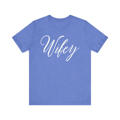 Wifey Cursive Letters T-shirt