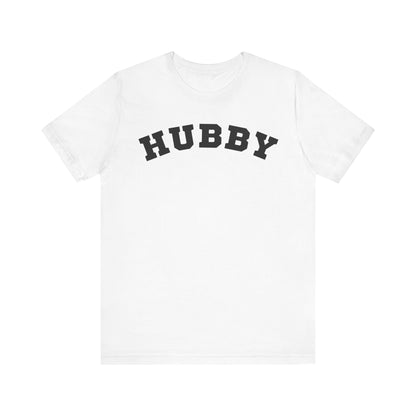 Hubby Black Block Letters T-shirt