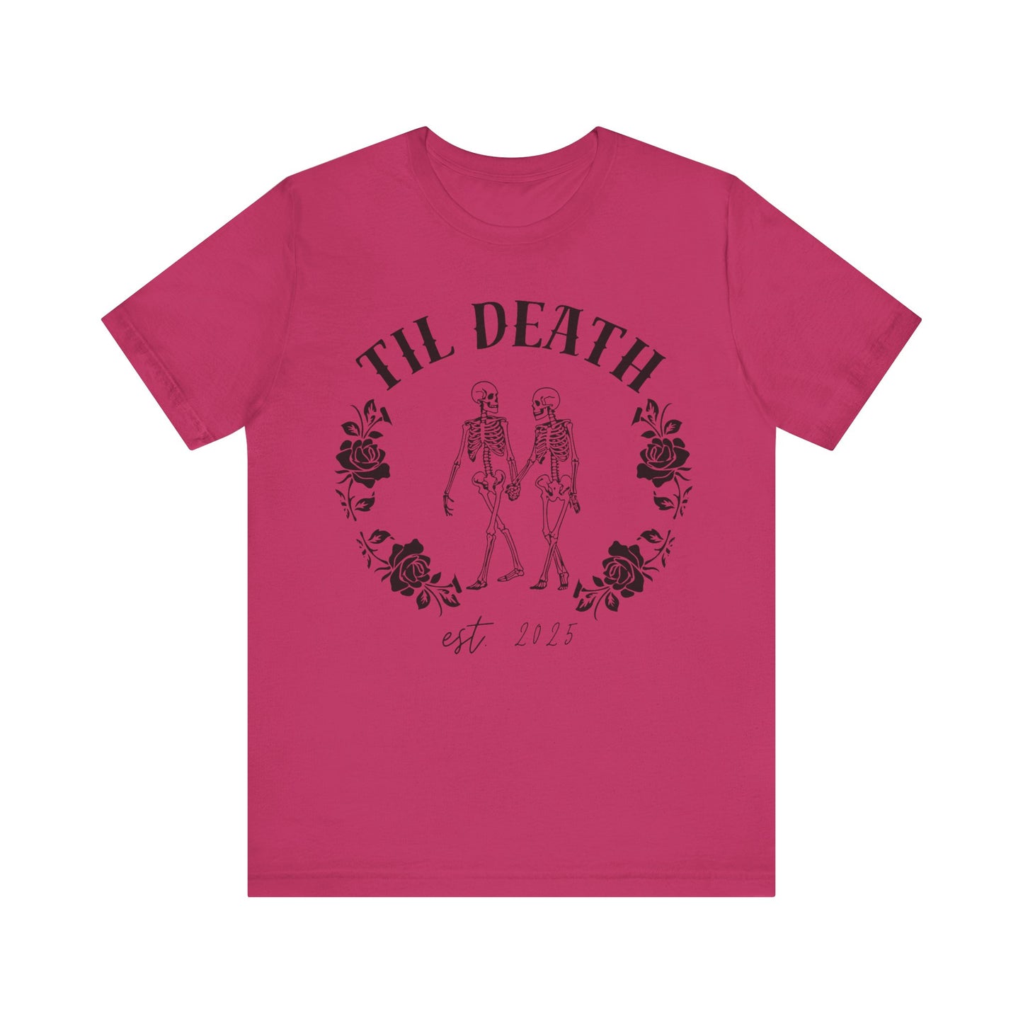 Til Death Skeleton Couple T-shirt