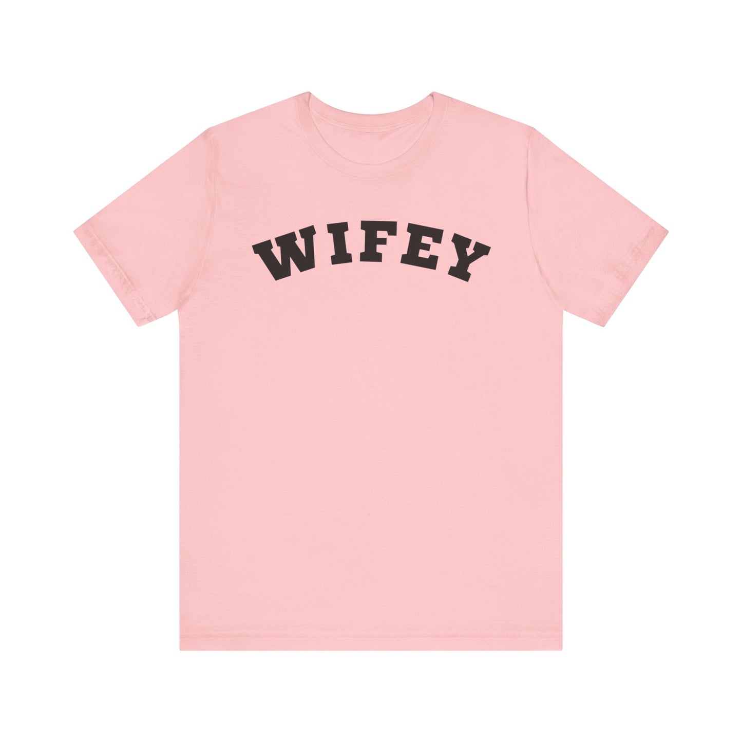Wifey Black Block Letters T-shirt