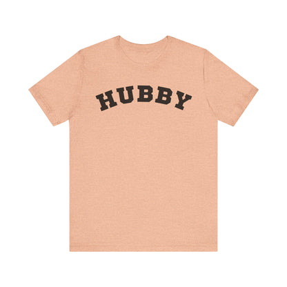 Hubby Black Block Letters T-shirt