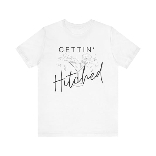 Gettin' Hitched Cowgirl in Martini T-shirt