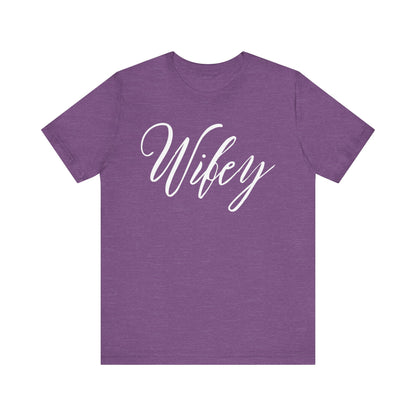 Wifey Cursive Letters T-shirt