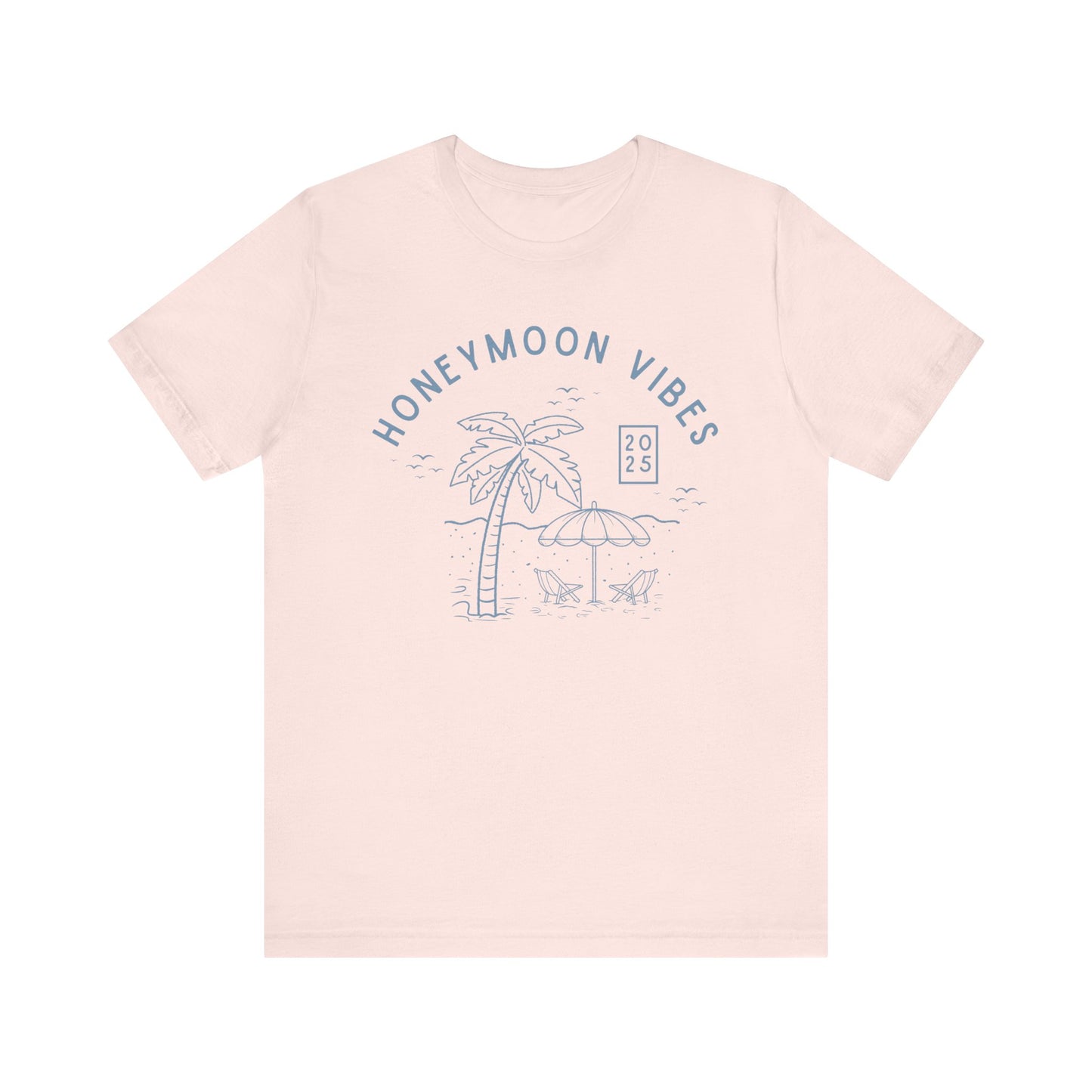 Honeymoon Vibes Beach Scene T-shirt