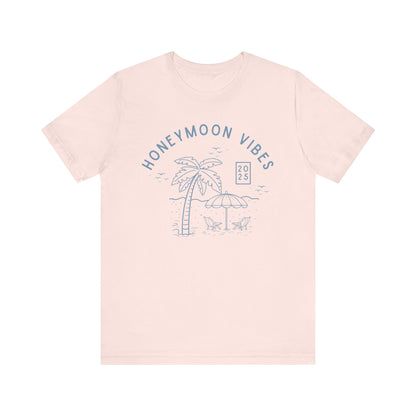 Honeymoon Vibes Beach Scene T-shirt