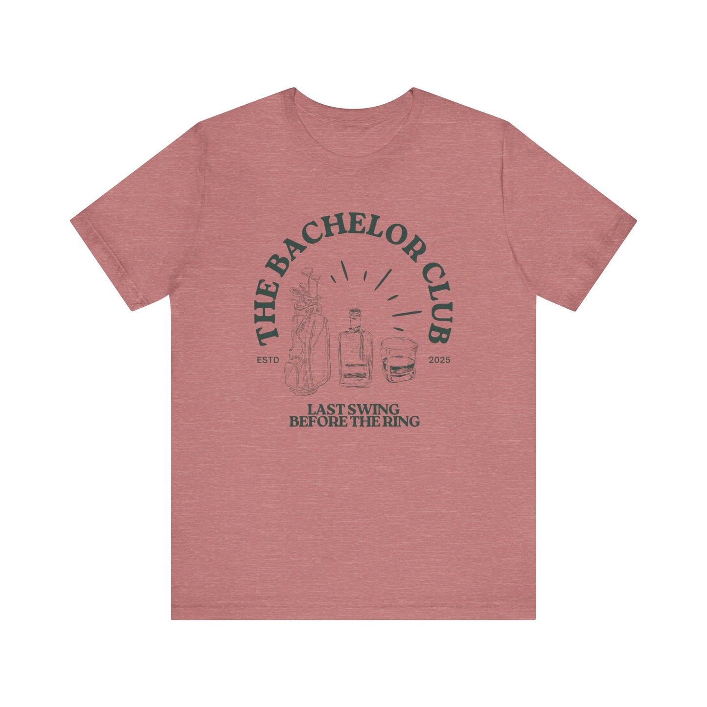 The Bachelor Club Golf Bag and Drinks T-shirt