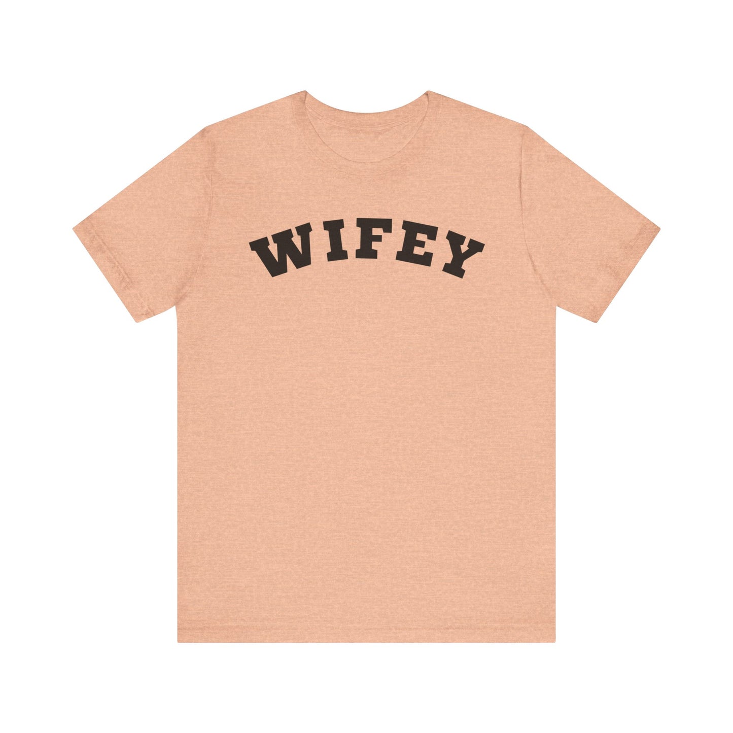 Wifey Black Block Letters T-shirt