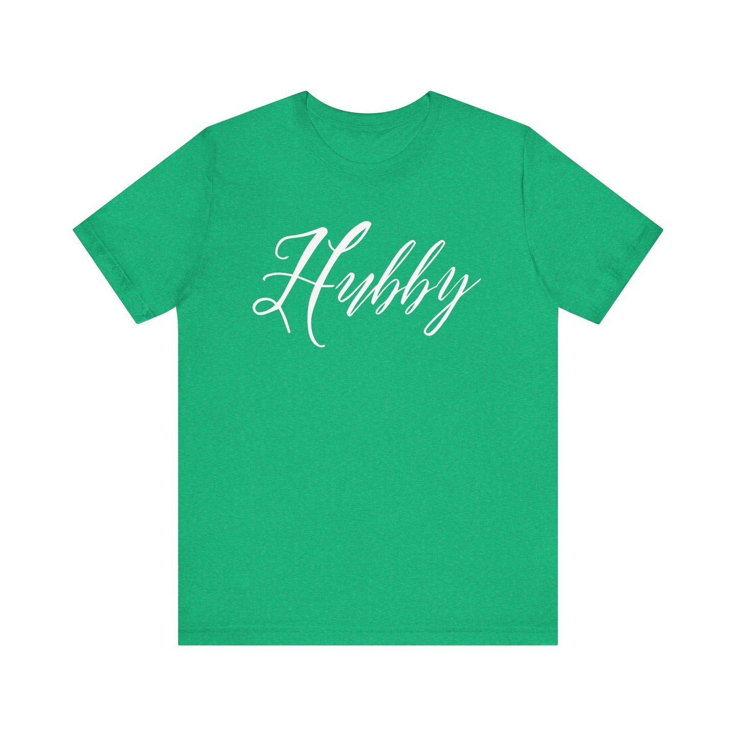 Hubby Cursive Letters T-shirt