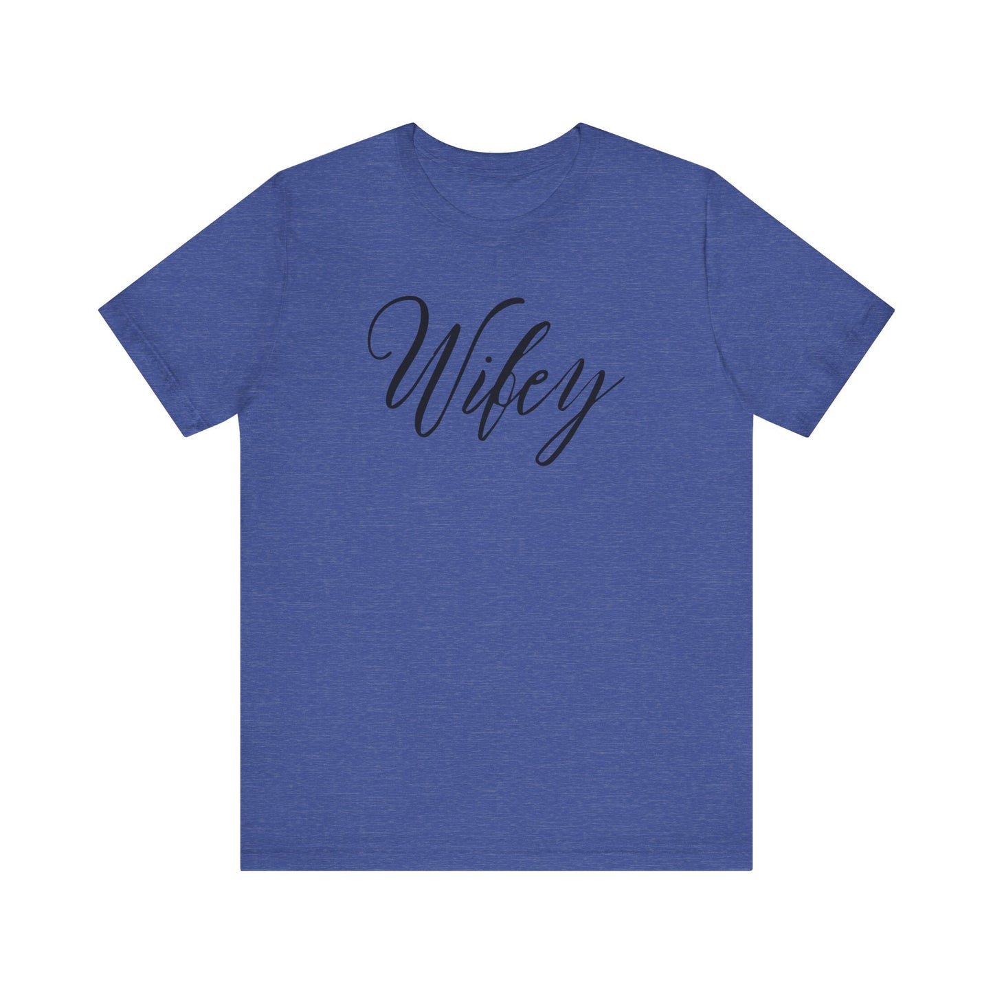 Wifey Cursive Black Text T-shirt