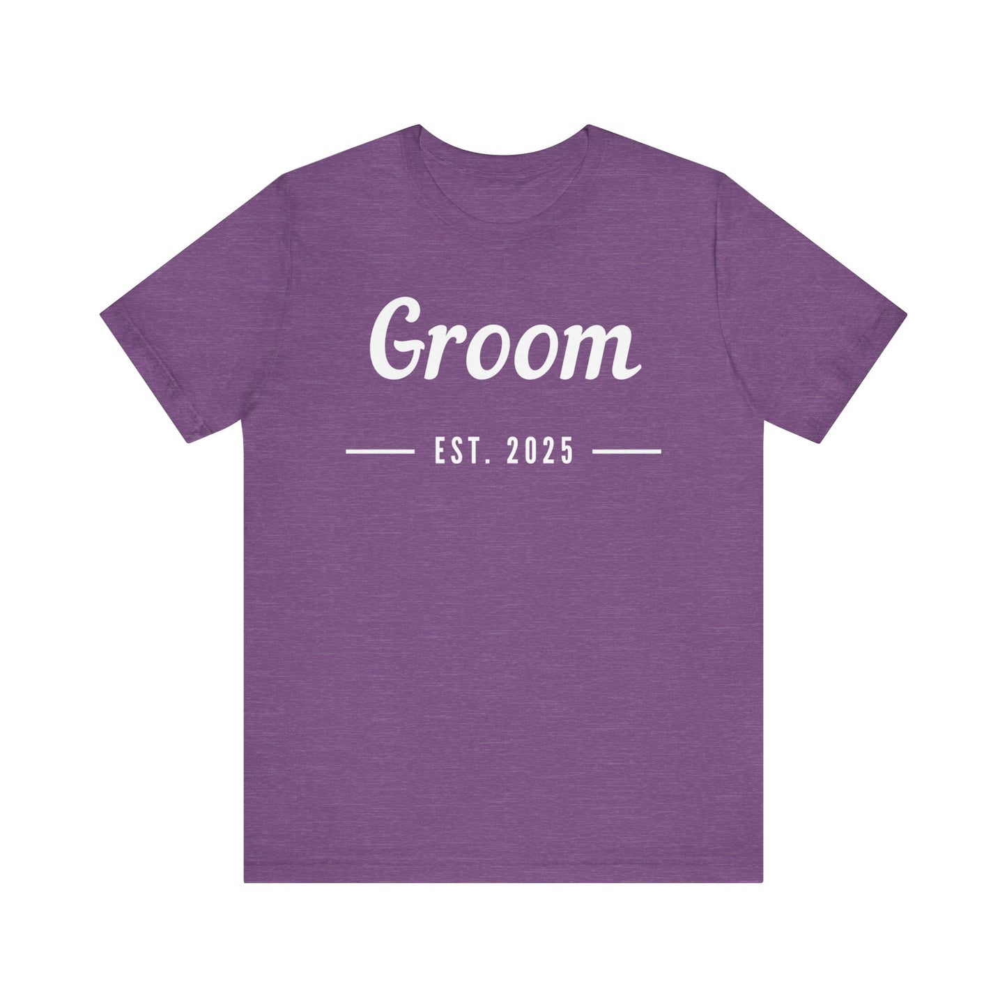 Groom 2025 White Lettering T-shirt