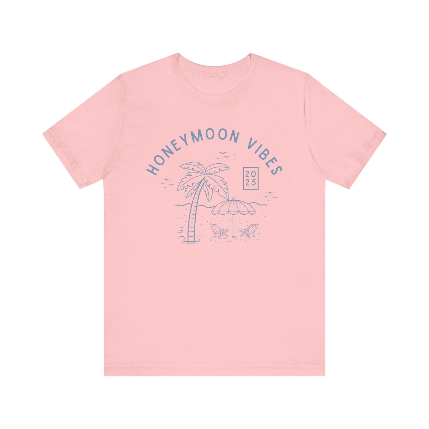 Honeymoon Vibes Beach Scene T-shirt