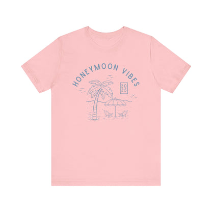Honeymoon Vibes Beach Scene T-shirt