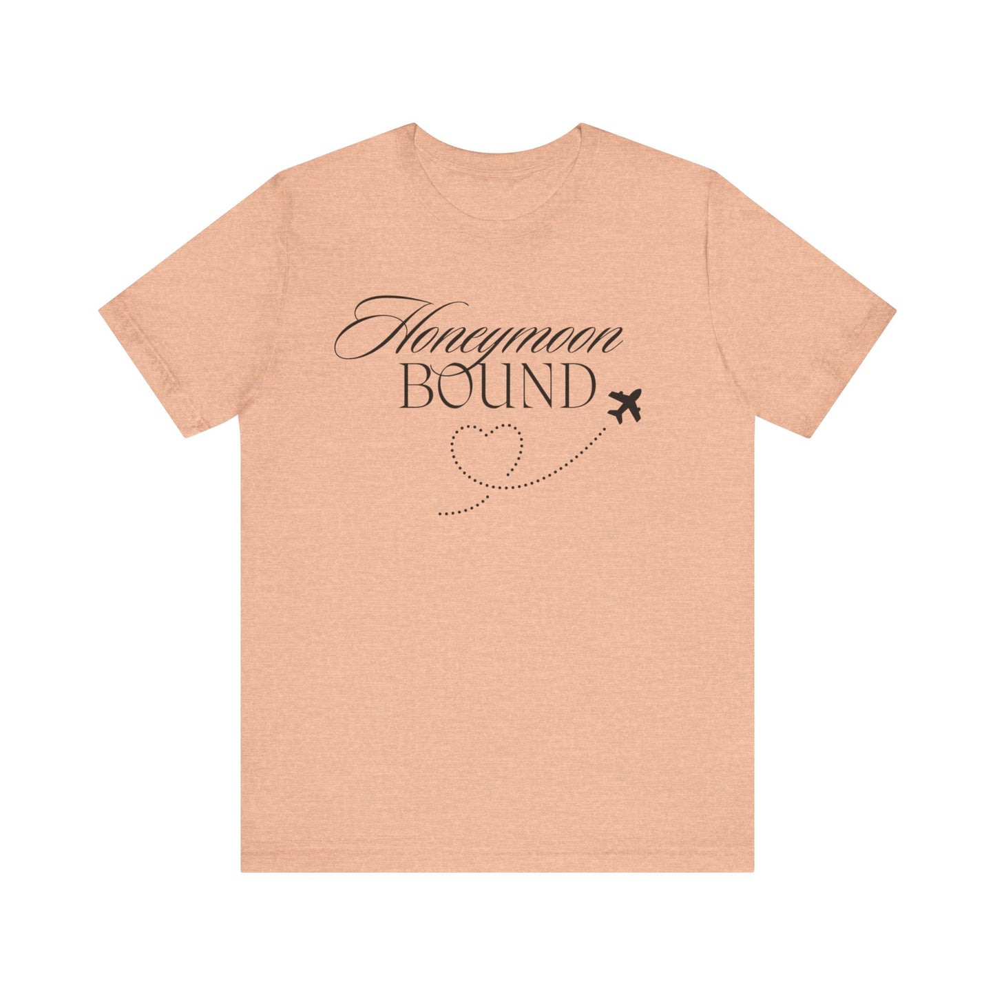 Honeymoon Bound Black Text T-shirt
