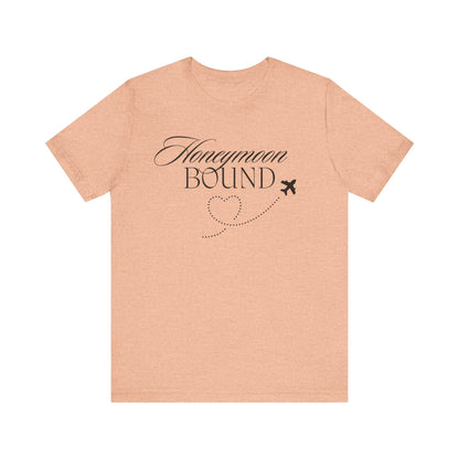 Honeymoon Bound Black Text T-shirt