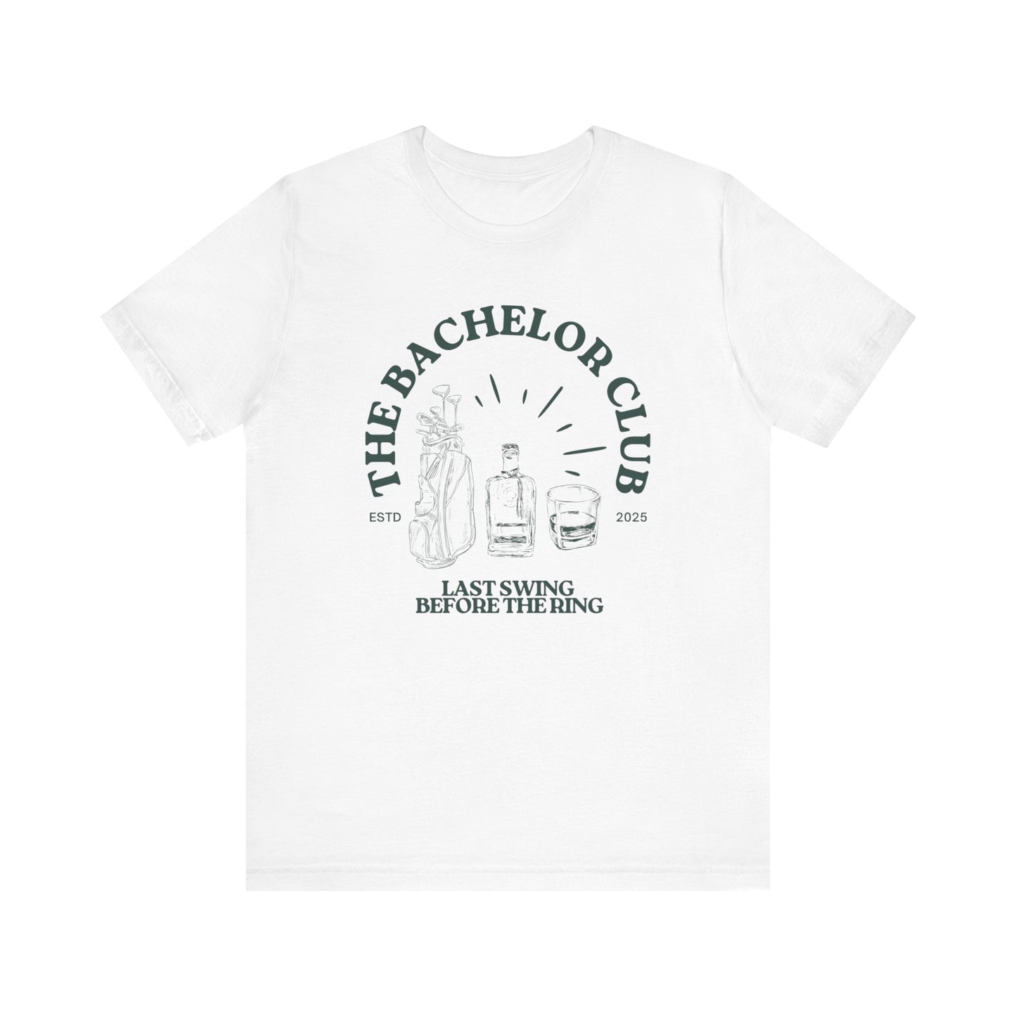 The Bachelor Club Golf Bag and Drinks T-shirt