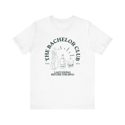 The Bachelor Club Golf Bag and Drinks T-shirt