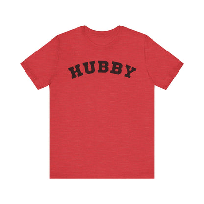 Hubby Black Block Letters T-shirt