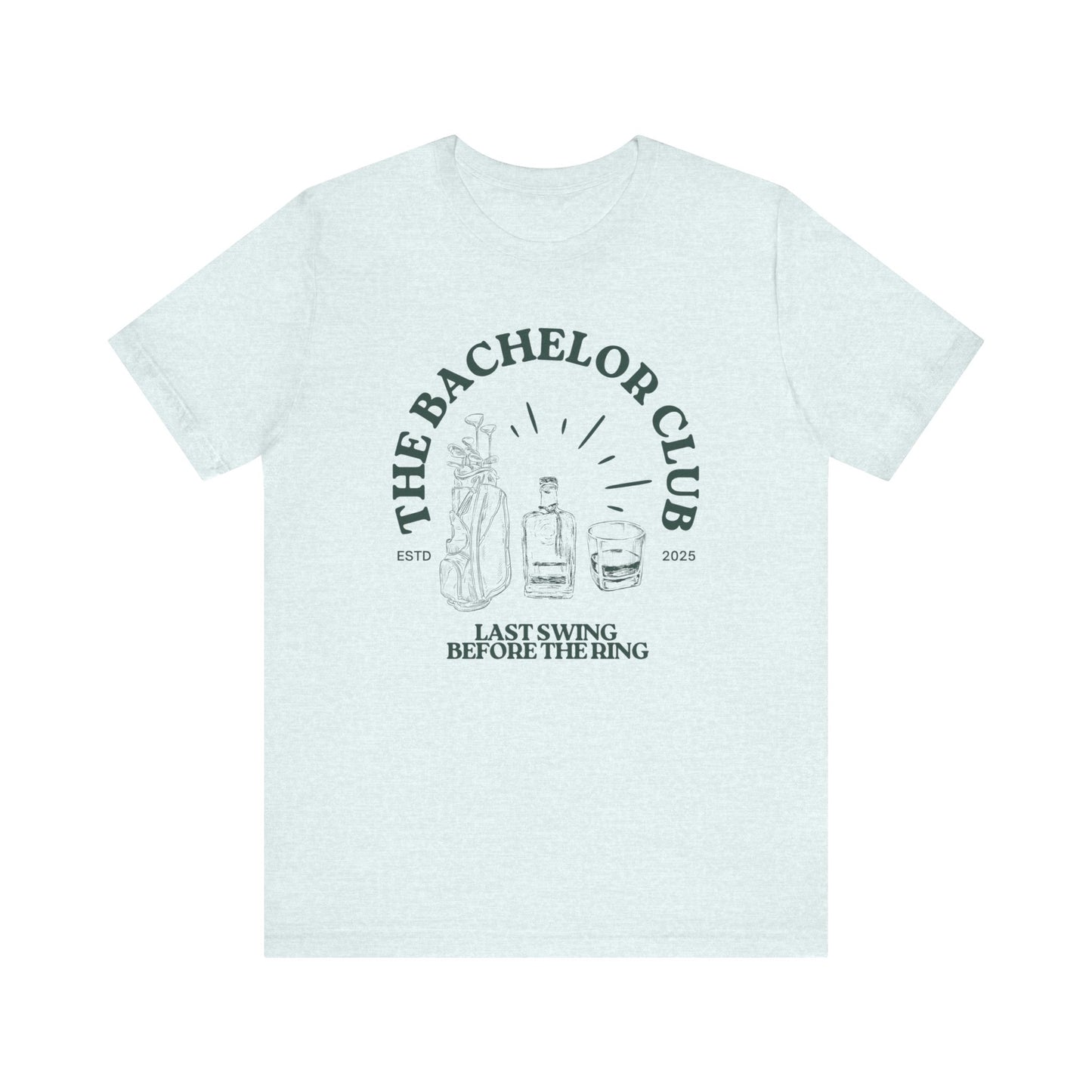 The Bachelor Club Golf Bag and Drinks T-shirt