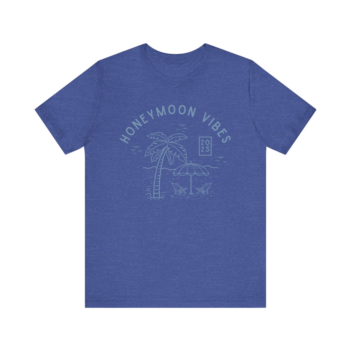 Honeymoon Vibes Beach Scene T-shirt