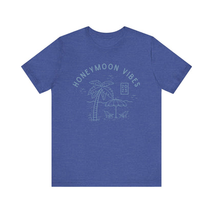 Honeymoon Vibes Beach Scene T-shirt