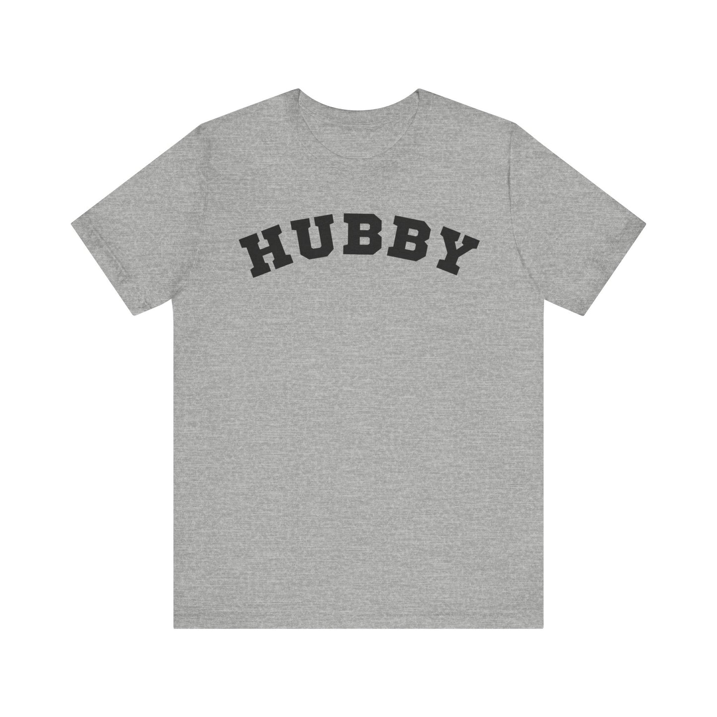 Hubby Black Block Letters T-shirt