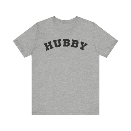 Hubby Black Block Letters T-shirt