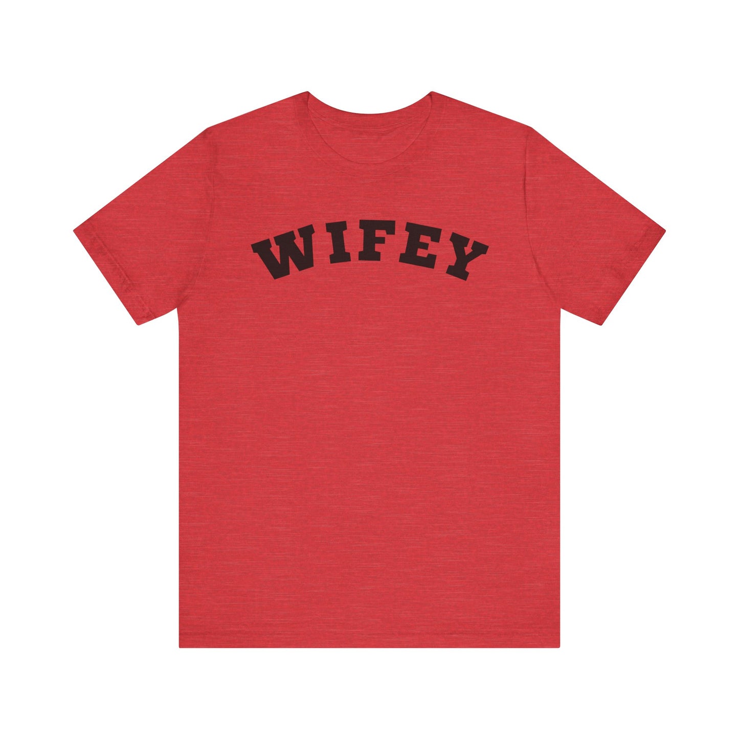 Wifey Black Block Letters T-shirt