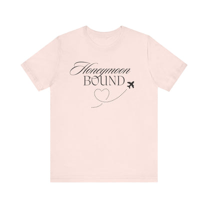 Honeymoon Bound Black Text T-shirt