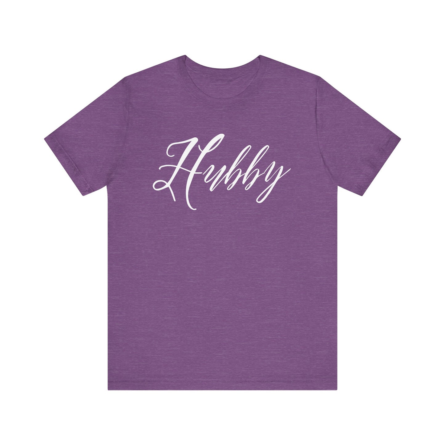 Hubby Cursive Letters T-shirt