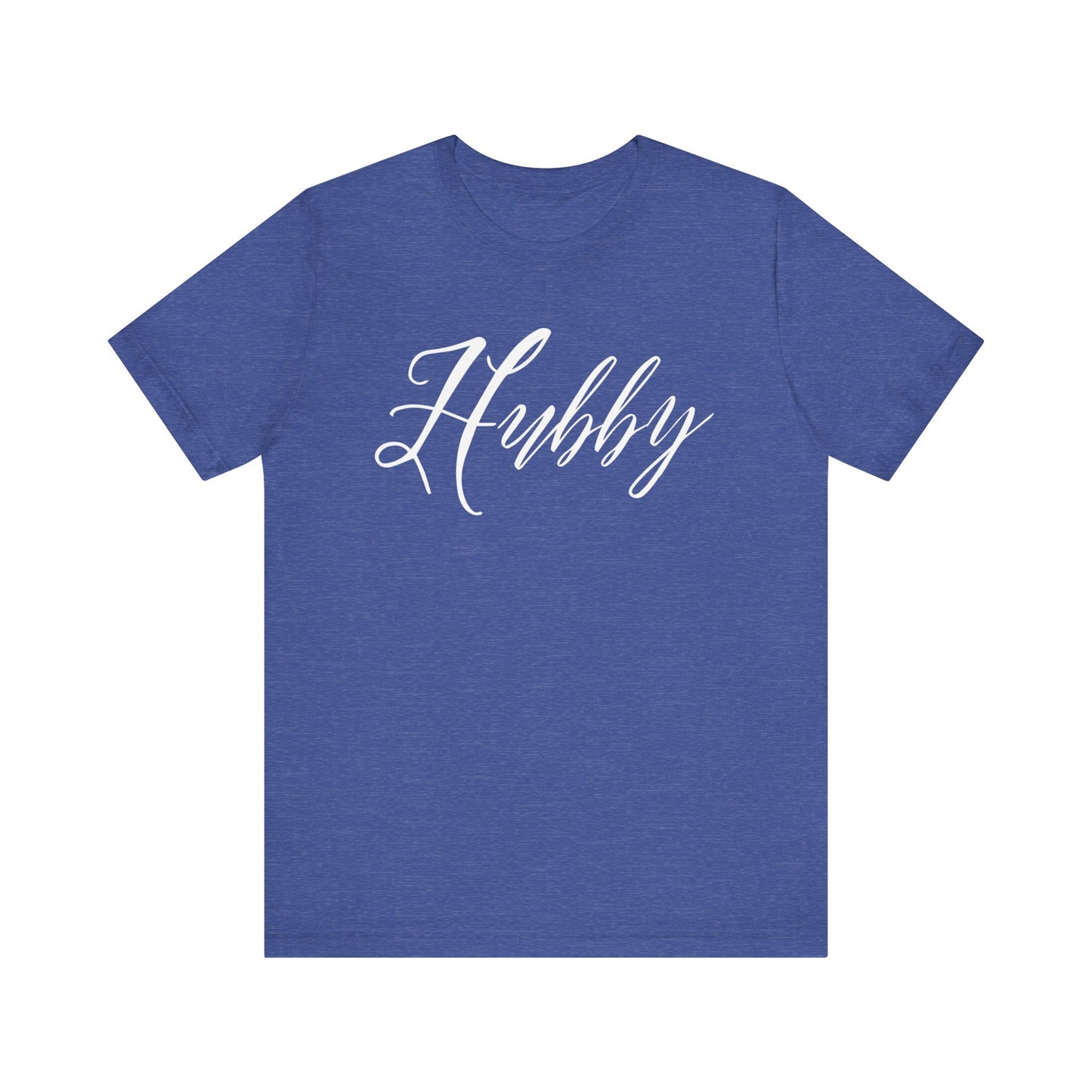 Hubby Cursive Letters T-shirt