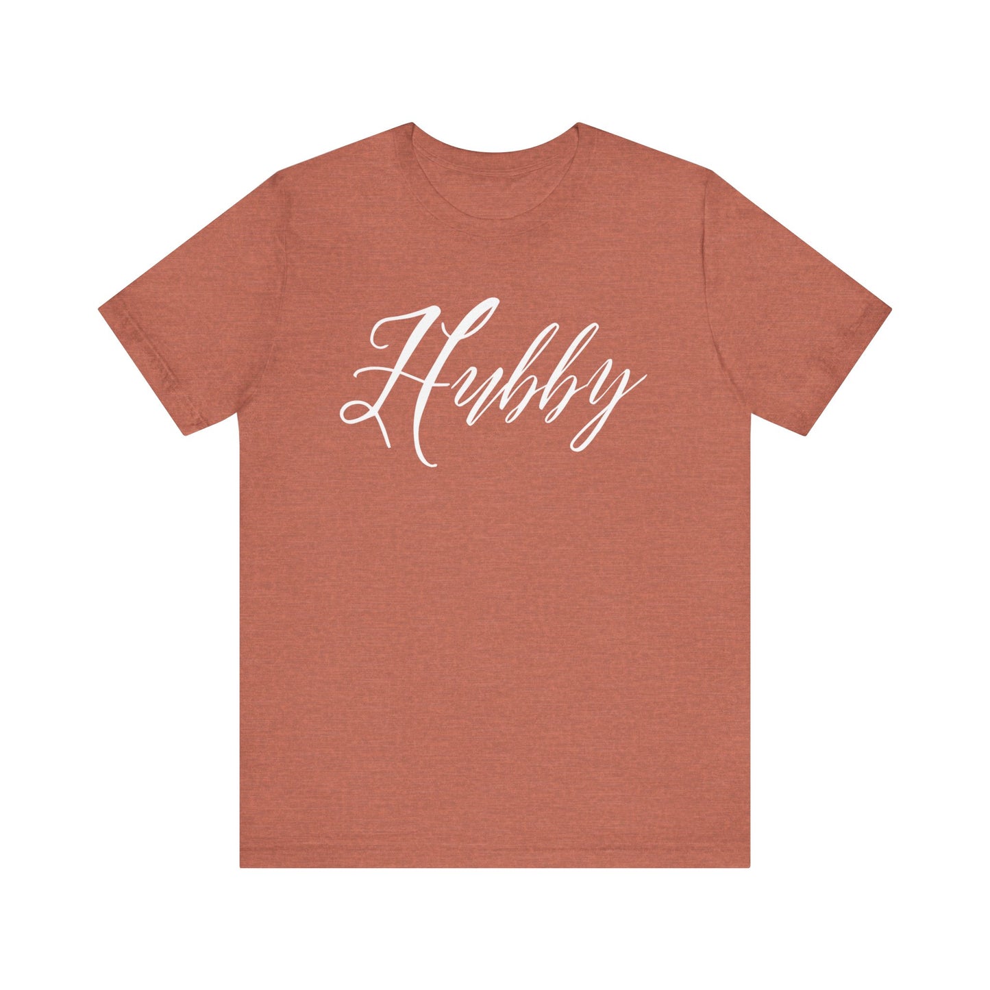 Hubby Cursive Letters T-shirt