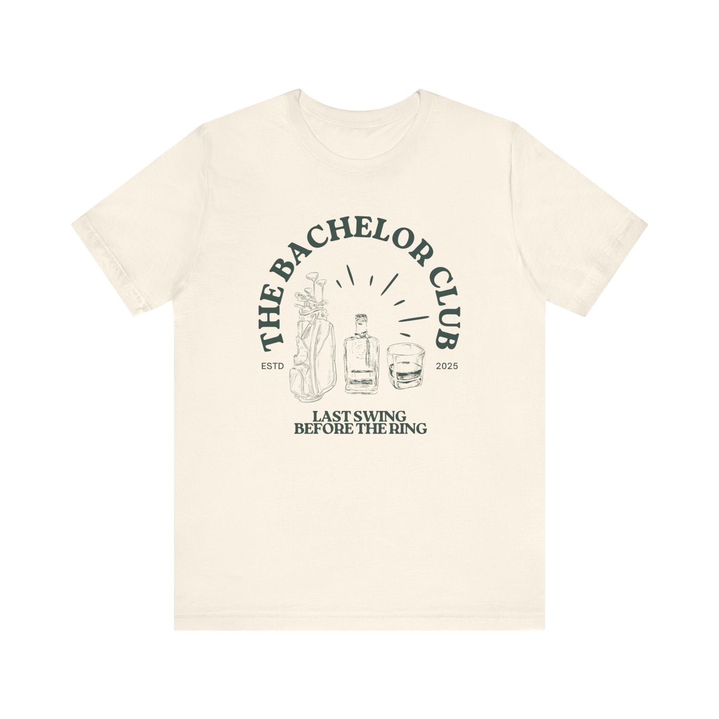 The Bachelor Club Golf Bag and Drinks T-shirt