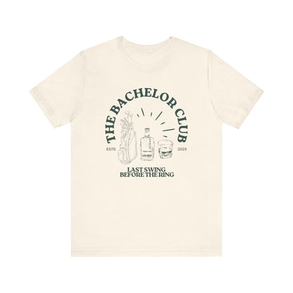 The Bachelor Club Golf Bag and Drinks T-shirt