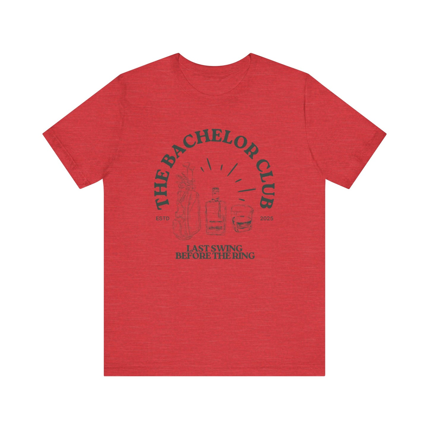 The Bachelor Club Golf Bag and Drinks T-shirt