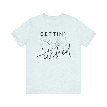Gettin' Hitched Cowgirl in Martini T-shirt