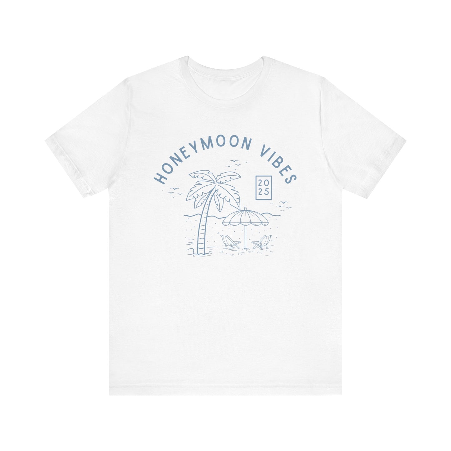 Honeymoon Vibes Beach Scene T-shirt