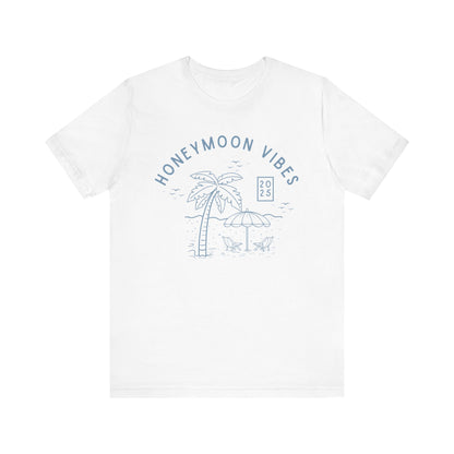 Honeymoon Vibes Beach Scene T-shirt