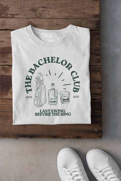 The Bachelor Club Golf Bag and Drinks T-shirt